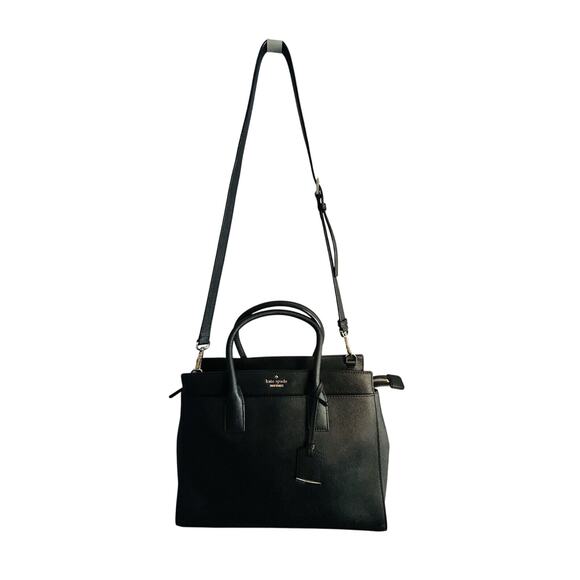 Kate Spade Cameron Street Candace Black Crossbody Satchel Small Laptop Bag New